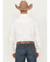 Image #4 - Gibson Men's Solid Long Sleeve Snap Western Shirt - Tall, White, hi-res