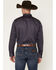 Image #4 - Wrangler X Cody Johnson Men's Horse Print Long Sleeve Button-Down Western Shirt, Navy, hi-res