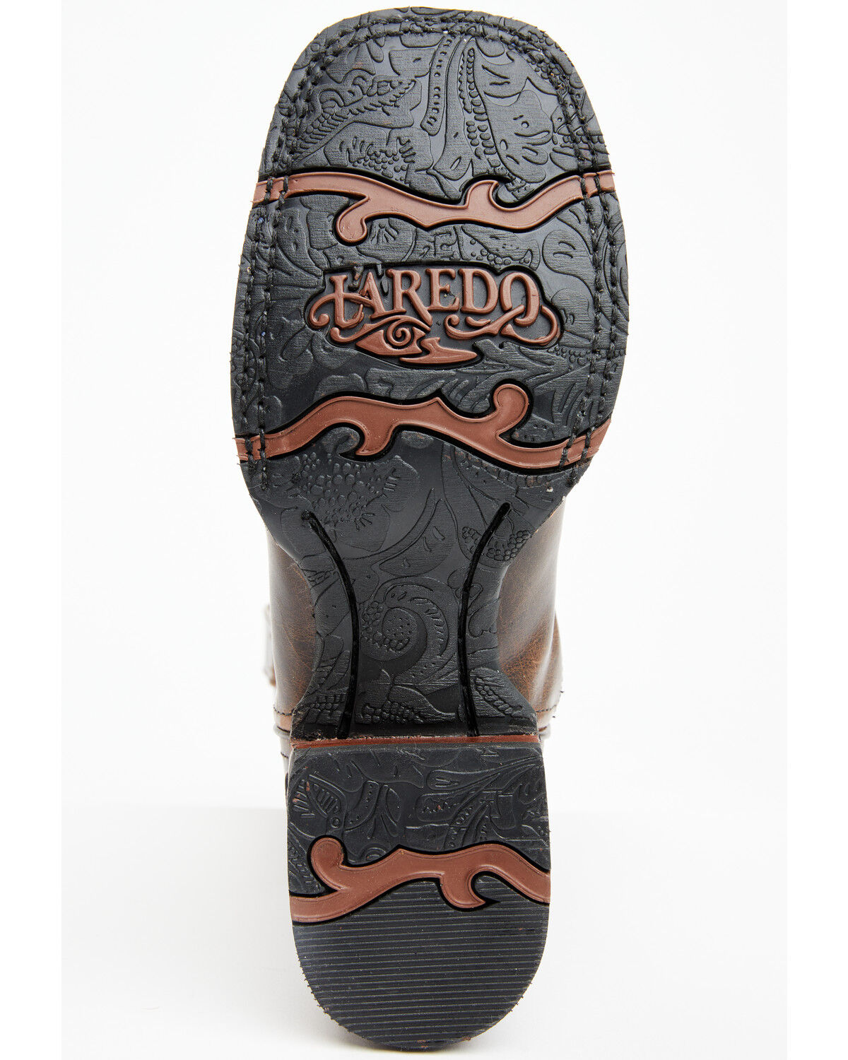 Image #7 - Laredo Women's Margo Western Boots - Broad Square Toe, Dark Brown, hi-res