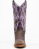 Image #4 - Laredo Women's Larissa Performance Western Boots - Snip Toe , Purple, hi-res