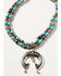 Image #1 - Shyanne Women's Wildflower Bloom Squash Blossom Beaded Necklace, Silver, hi-res