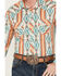 Image #3 - Rock & Roll Denim Men's Southwestern Long Sleeve Pearl Snap Western Shirt, Cream, hi-res