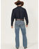 Image #3 - Ariat Men's M4 Corralitos Louis Light Wash Relaxed Bootcut Rigid Denim Jeans, Light Wash, hi-res