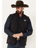 Image #1 - Cowboy Hardware Men's Hecho En Mexico Softshell Vest, Charcoal, hi-res