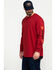 Image #3 - Hawx Men's FR Logo Long Sleeve Work T-Shirt - Tall , Red, hi-res