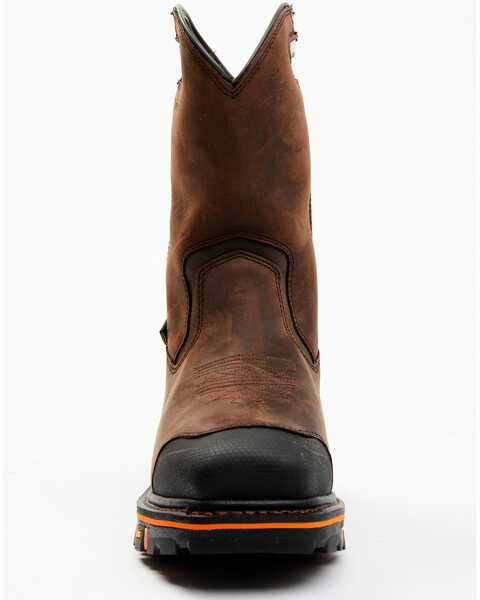 Image #4 - Cody James Men's Waterproof Met Guard Western Work Boots - Composite Toe, Brown, hi-res