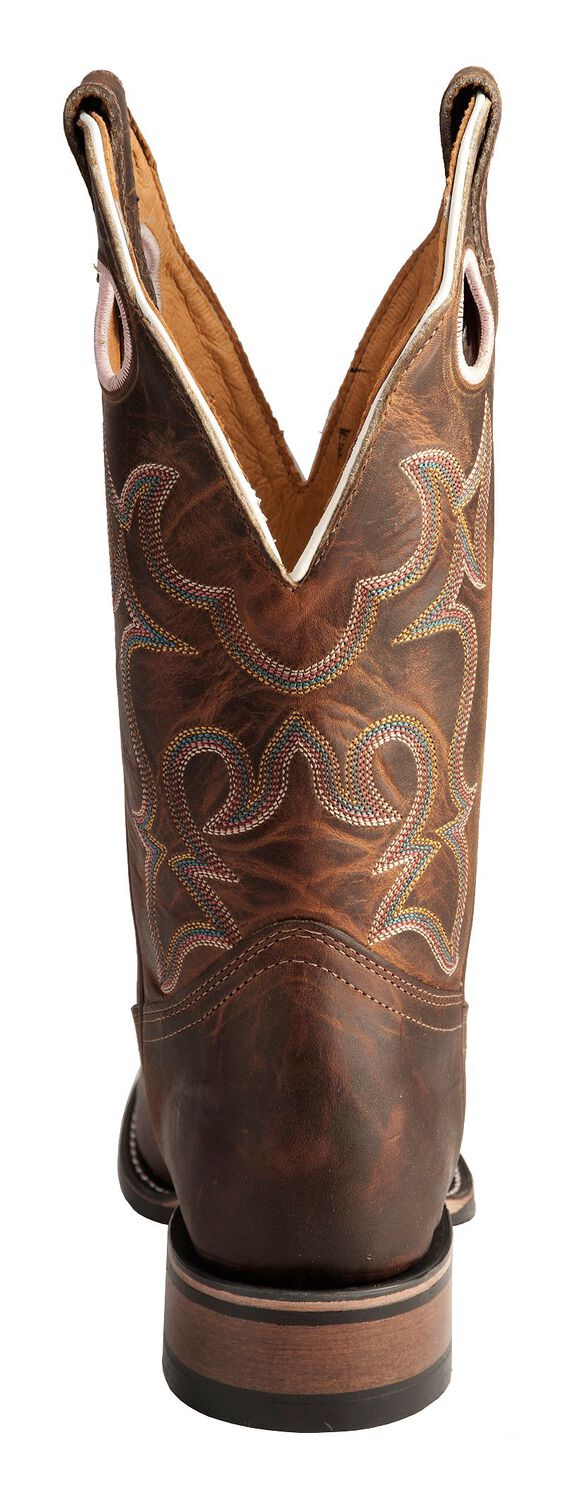 Image #7 - Boulet Tan Spice Rider Cowgirl Boots - Round Toe, Tan, hi-res