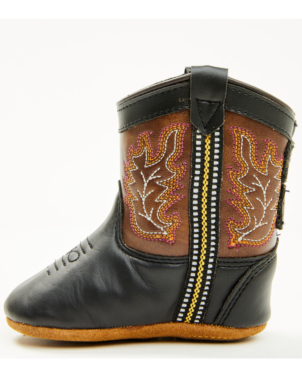 Image #3 - Boot Barn Infant Boys' Blazin Poppet Boots - Round Toe, Black/brown, hi-res