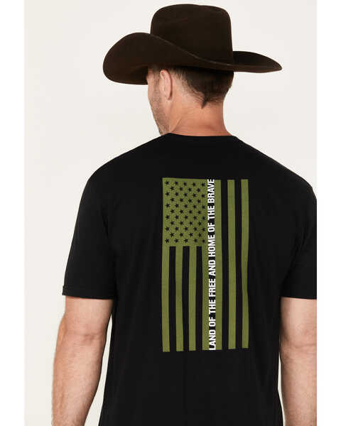 Image #4 - NRA Men's Veteran Flag Short Sleeve Graphic T-Shirt, Black, hi-res
