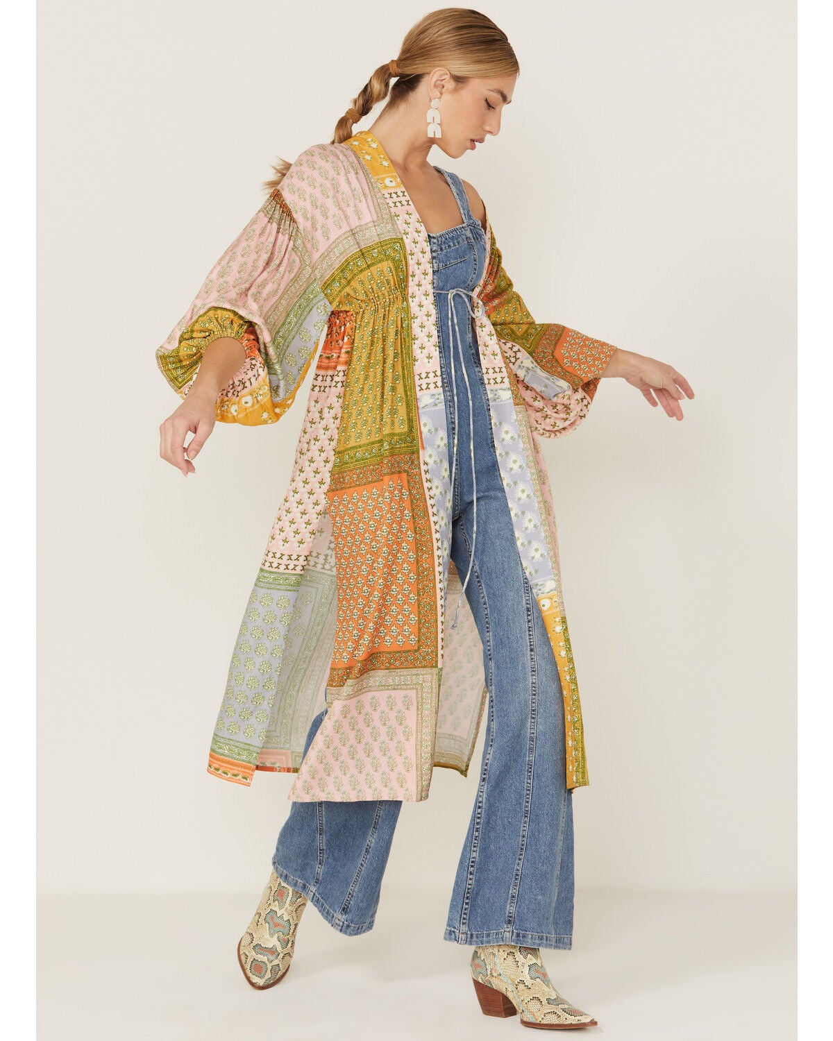 Jen's Pirate Booty Women's Daydream Manon Multicolored Kimono, Multi, hi-res