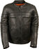 Image #1 - Milwaukee Leather Men's Sporty Scooter Crossover Jacket, Black, hi-res