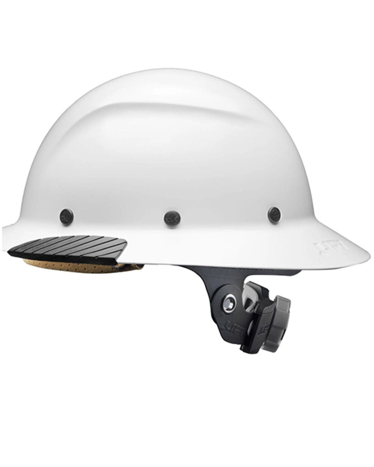 Image #1 - Lift Safety DAX Carbon Fiber White Full Brim Hard Hat, White, hi-res