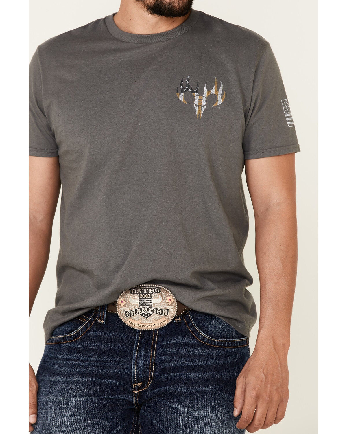 Buck Wear Men's Charcoal Don't Mess Tee 