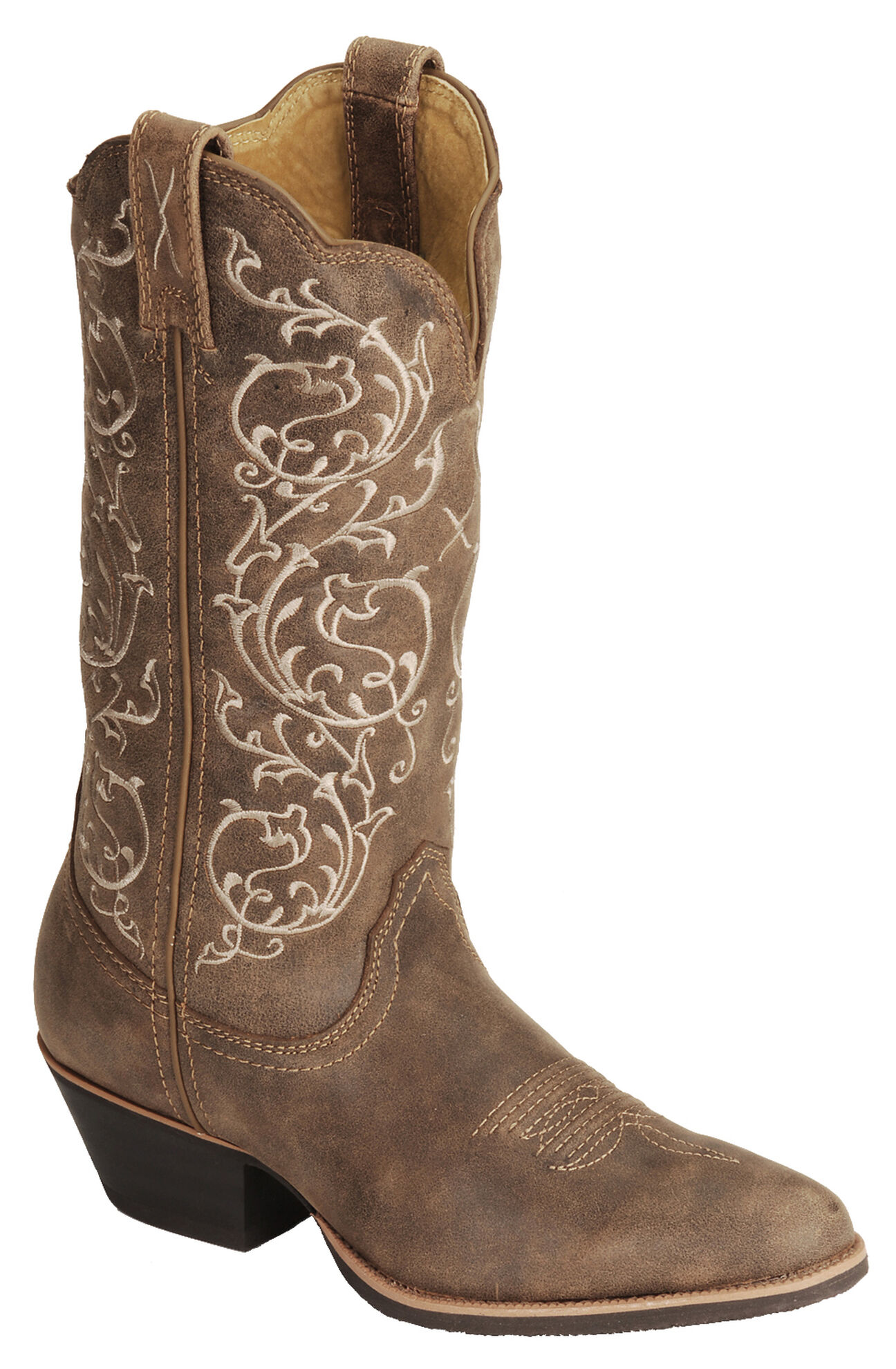 Twisted X Women s Fancy Stitched Western Performance Boots Round Toe Sheplers
