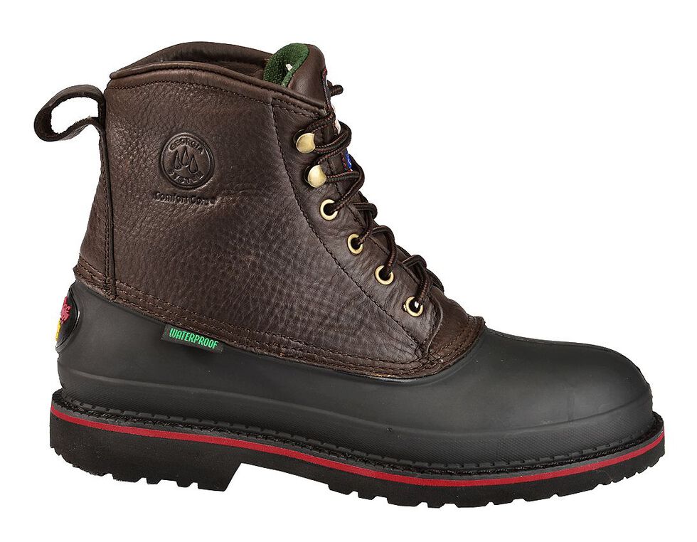 Georgia Boot Mud Dog Waterproof 6 Lace Up Work Boots Steel Toe Sheplers