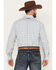 Image #4 - Wrangler Men's Performance Plaid Print Long Sleeve Button Down Western Shirt, Blue, hi-res