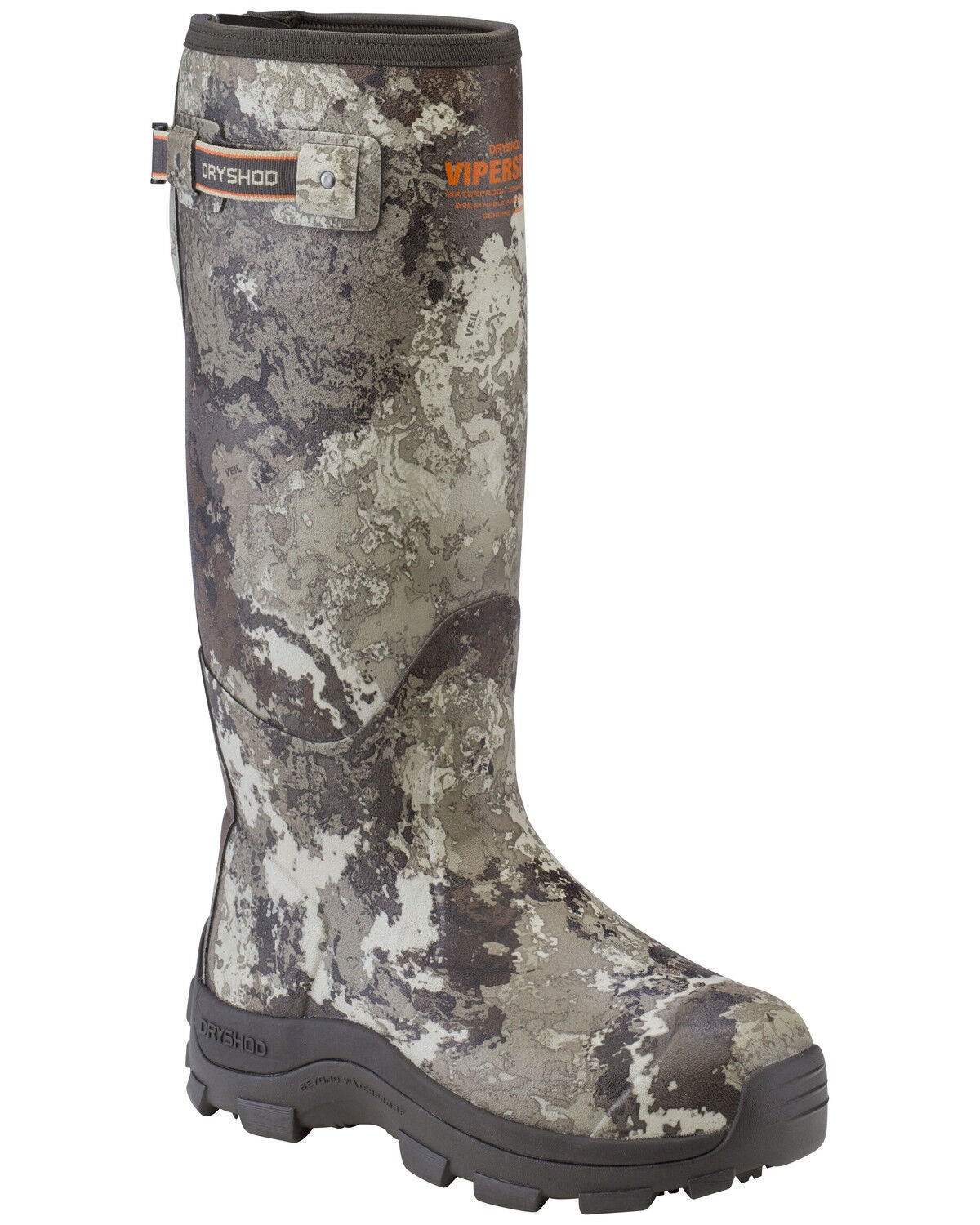 Dryshod Men's Viper Stop Snake Hunting Boots, Dark Green, hi-res