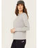 Image #2 - Timberland Women's Cotton Core Long Sleeve T-Shirt, Grey, hi-res