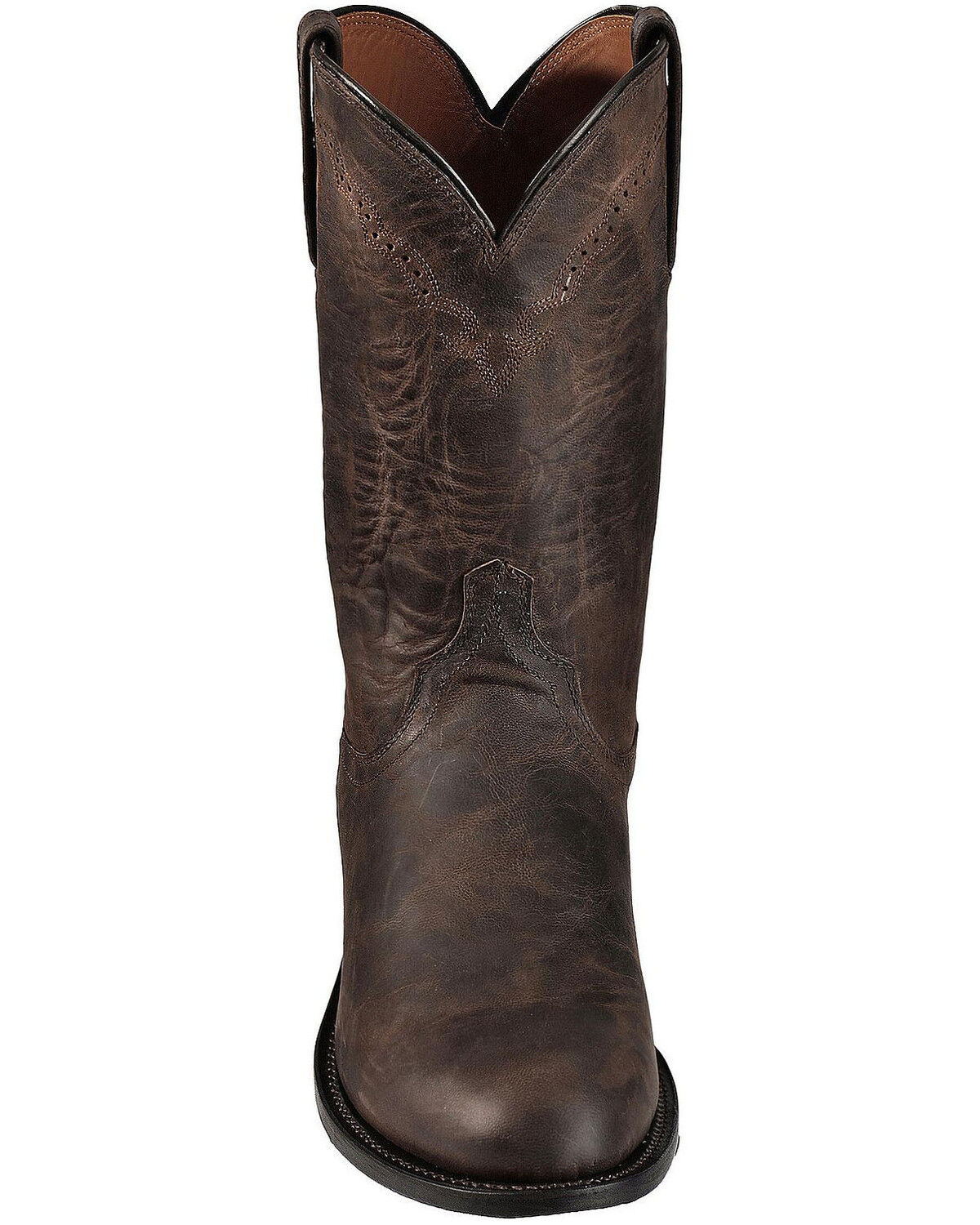 lucchese chocolate madras goat