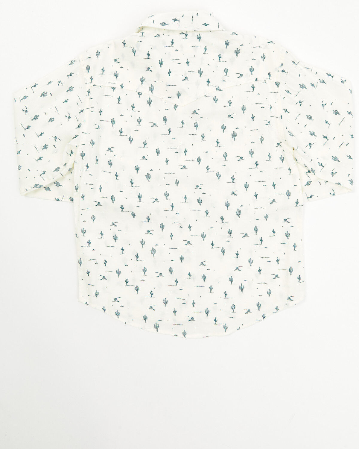 Image #3 - Shyanne Toddler Girls' Cactus Print Western Pearl Snap Shirt, Ivory, hi-res