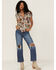 Revel Women's Floral Blouse, Natural, hi-res