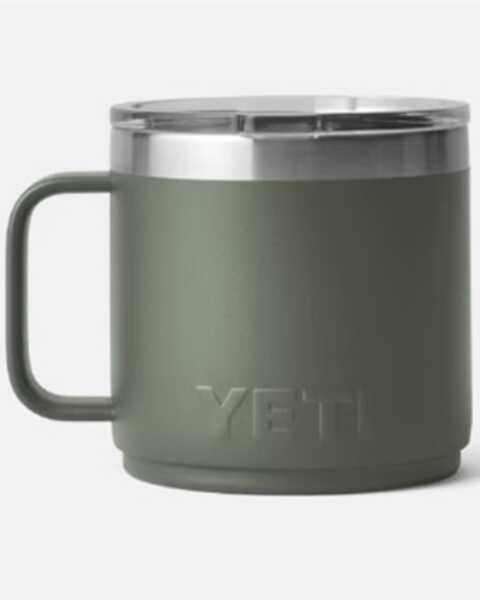 Image #2 - Yeti Rambler® 14oz Stackable Mug with MagSlider™ Lid , Green, hi-res