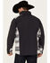 Image #4 - Cowboy Hardware Men's Serape Block Softshell Jacket, Dark Grey, hi-res