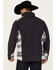 Image #4 - Cowboy Hardware Men's Serape Block Softshell Jacket, Dark Grey, hi-res