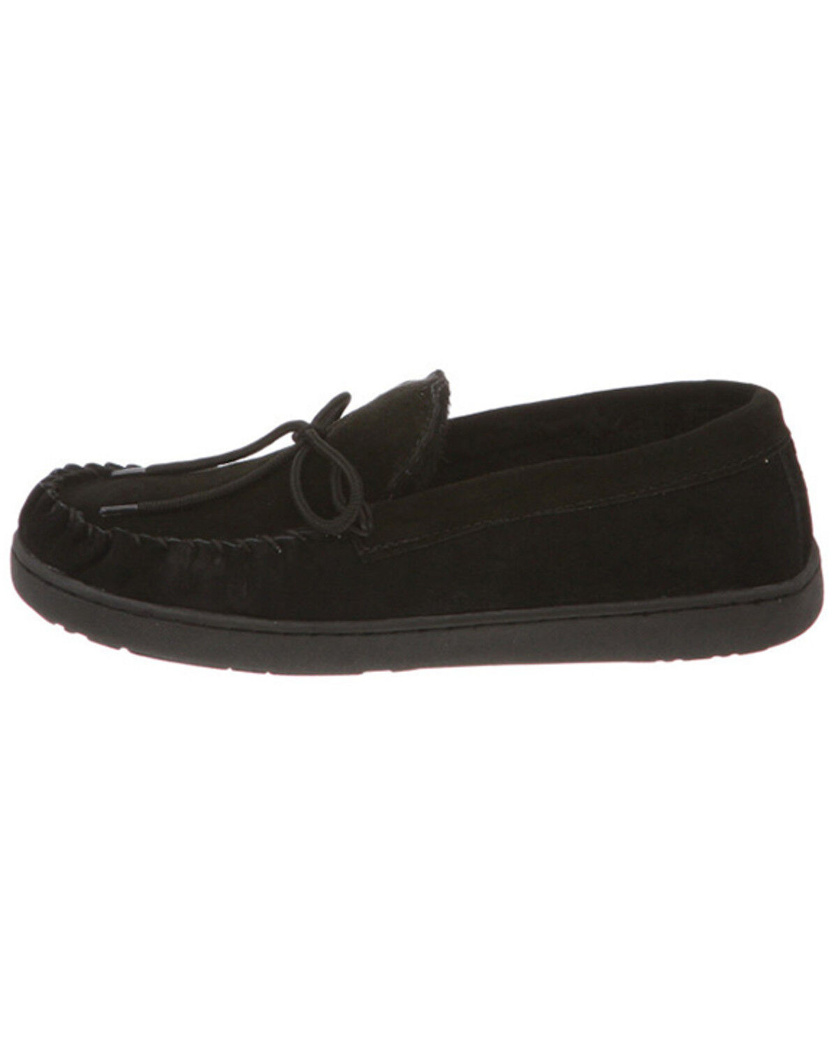 Image #3 - Bearpaw Men's Moc II Slip-On Moccasins, Black, hi-res