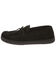 Image #3 - Bearpaw Men's Moc II Slip-On Moccasins, Black, hi-res