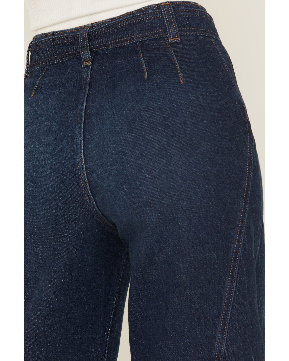 Image #4 - Free People Women's Ryla Dark Wash High Rise Flare Stretch Denim Jeans, Dark Wash, hi-res