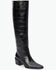 Image #1 - Matisse Women's Ellington Caiman Print Tall Fashion Boots - Square Toe, Black, hi-res
