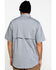 Image #2 - Ariat Men's Grey Rebar Made Tough Durastretch Vent Short Sleeve Work Shirt , Heather Grey, hi-res