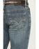 Image #4 - Rock & Roll Denim Men's Medium Wash Double Barrel Relaxed Bootcut Stretch Denim Jeans, Medium Wash, hi-res