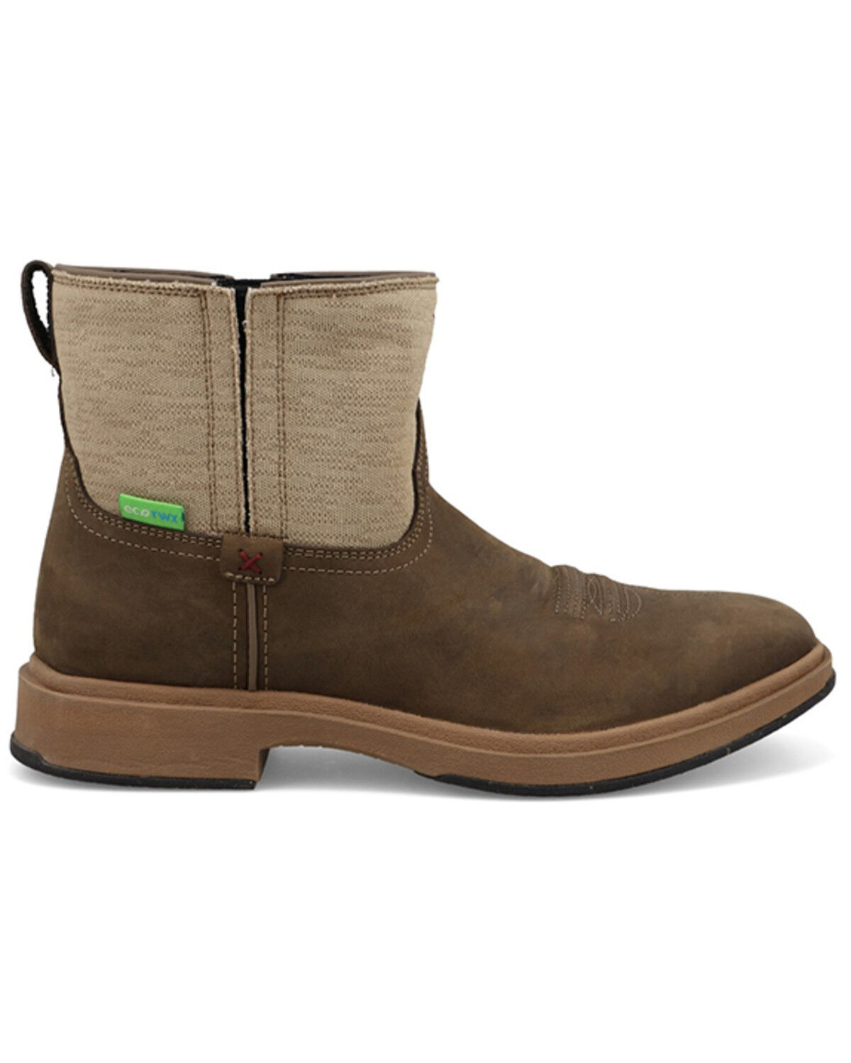 Image #2 - Twisted X Men's 6" UltraLite X™ Western Boots - Broad Square Toe, Khaki, hi-res