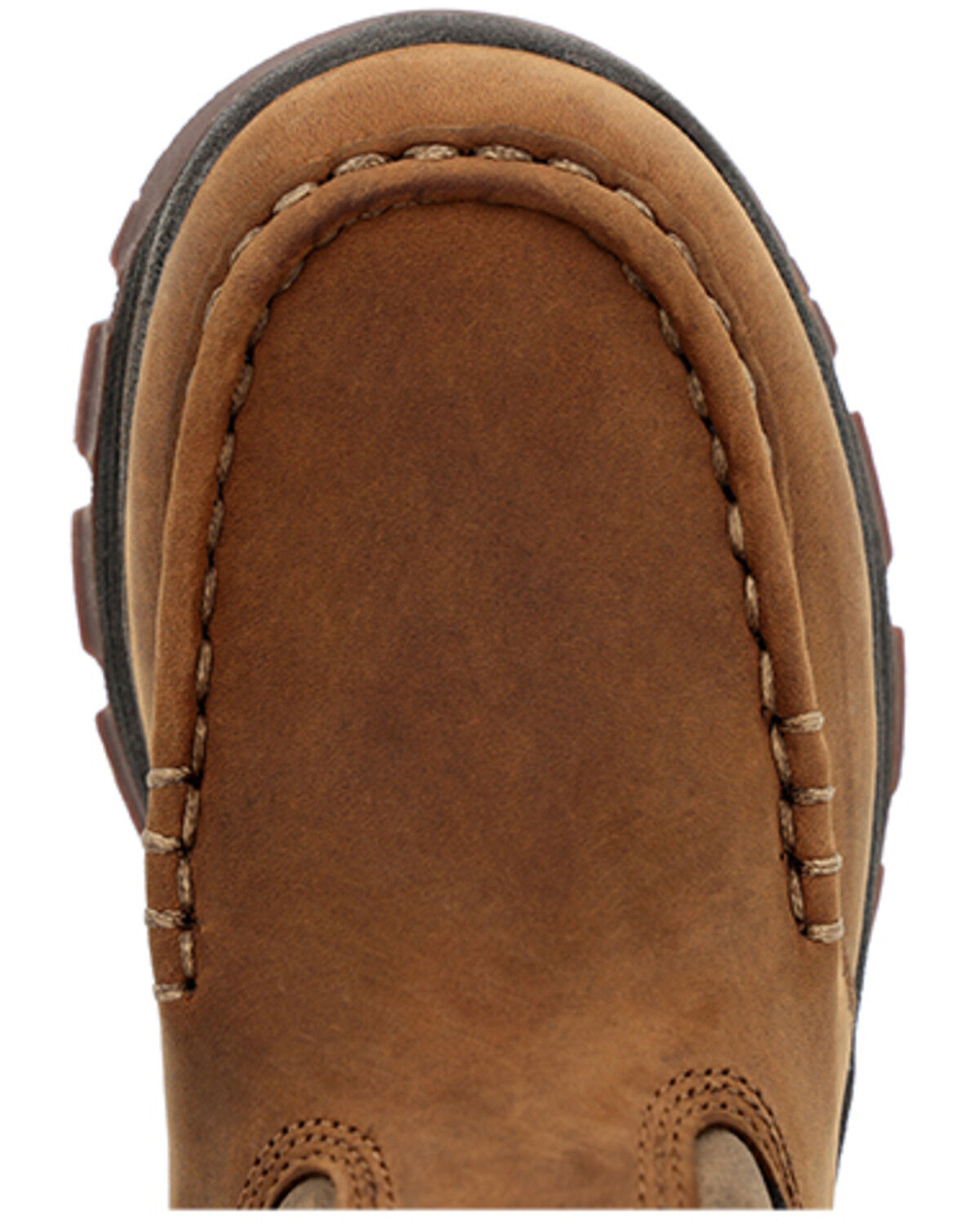 Image #6 - Georgia Boot Boys' Athens Superlyte Work Boots - Moc Toe, Brown, hi-res