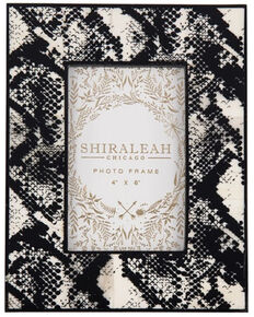 Shiraleah Paris Snake Print Picture Frame, Black, hi-res