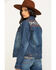Image #2 - Stetson Women's Serape Back Denim Jacket, , hi-res