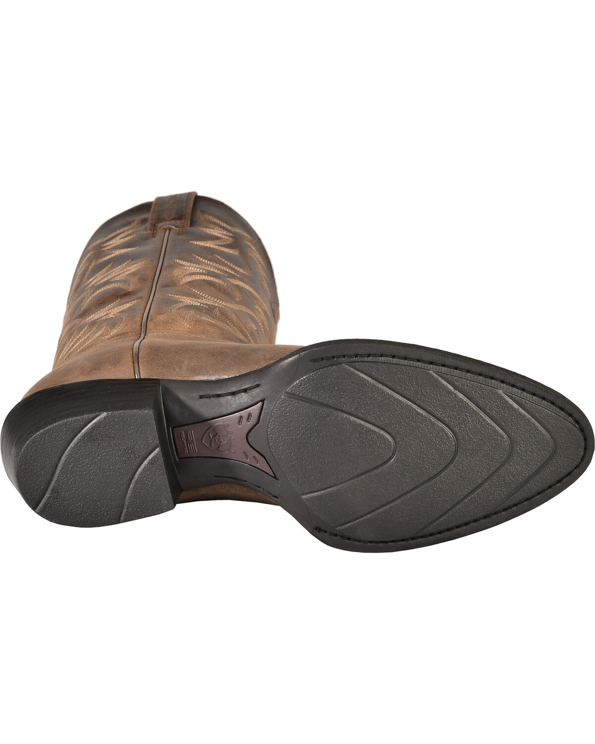 Image #5 - Ariat Men's Heritage Western Performance Boots - Round Toe, Distressed, hi-res