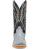 Image #4 - Dan Post Men's Brady Exotic Ostrich Western Boots - Square Toe, Blue, hi-res