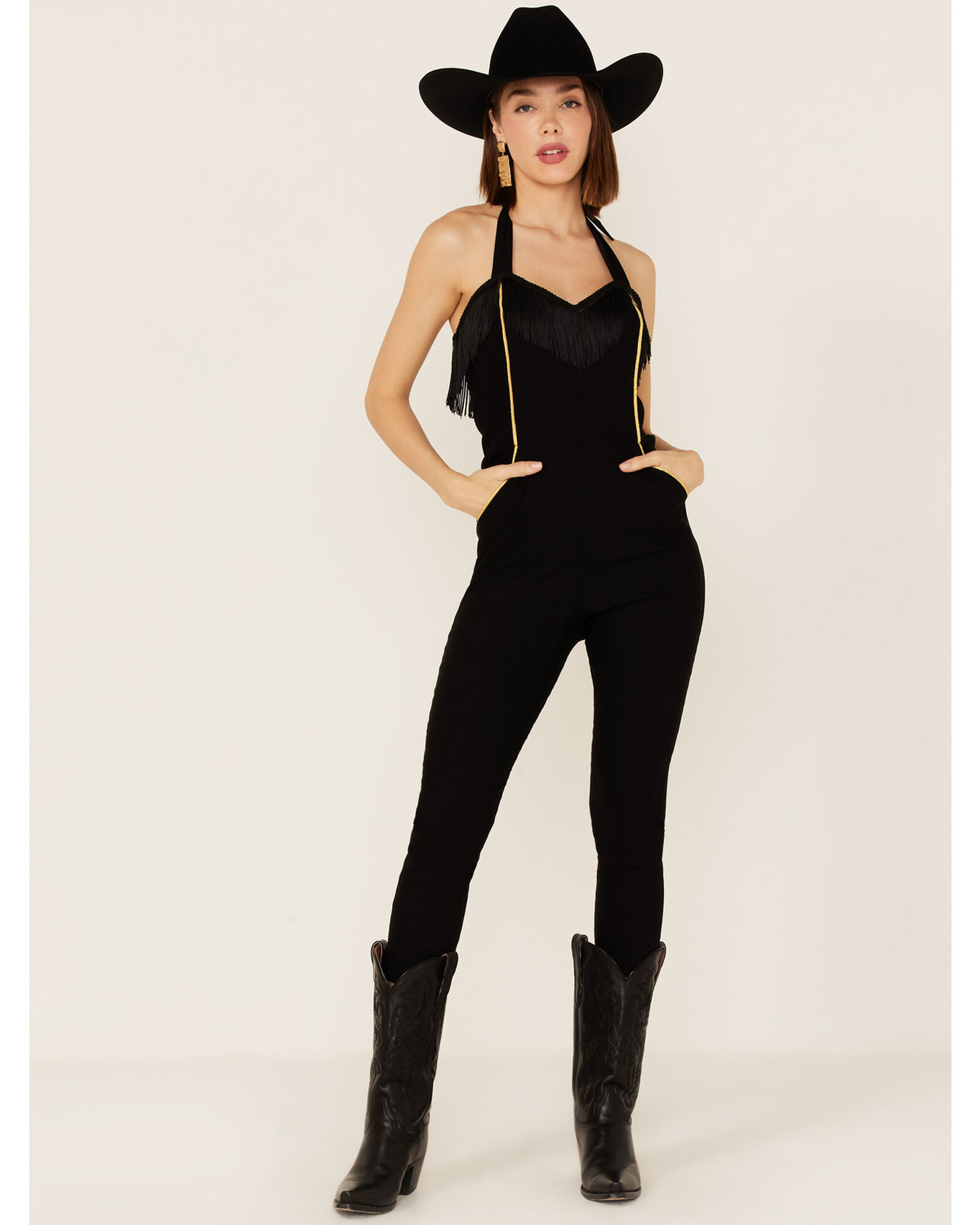Unique Vintage Women s Fringe Maines Jumpsuit Sheplers