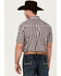 Image #4 - Wrangler Men's Classic Plaid Print Short Sleeve Button-Down Western Shirt, Black, hi-res