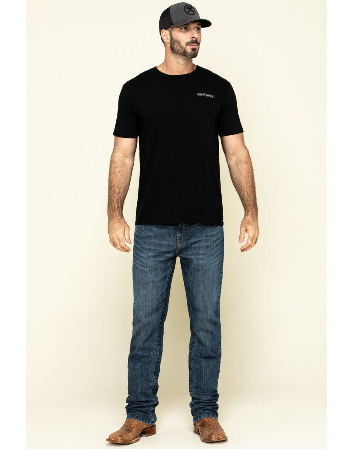 Cody James Men's Equalizer Wash Jackson Slim Straight Stretch Denim Jeans, Blue, hi-res