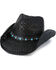 Image #1 - Shyanne Women's Alabama Straw Cowboy Hat, Black, hi-res