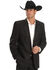 Image #1 - Circle S Microsuede Sportcoat - Reg, Tall, Black, hi-res