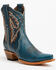 Image #1 - Circle G Women's Triad Ankle Western Boots - Snip Toe, Navy, hi-res