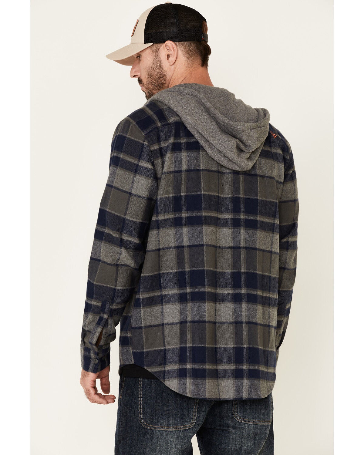 Hawx Men's Dark Grey Townsend Plaid 