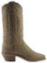 Image #2 - Abilene Women's Oiled Cowhide Western Boots - Round Toe, Brown, hi-res