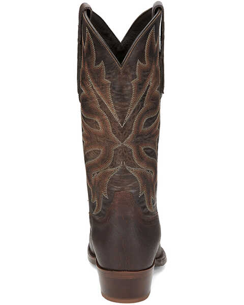 Image #5 - Tony Lama Men's Stegall Western Boots - Medium Toe, Dark Brown, hi-res