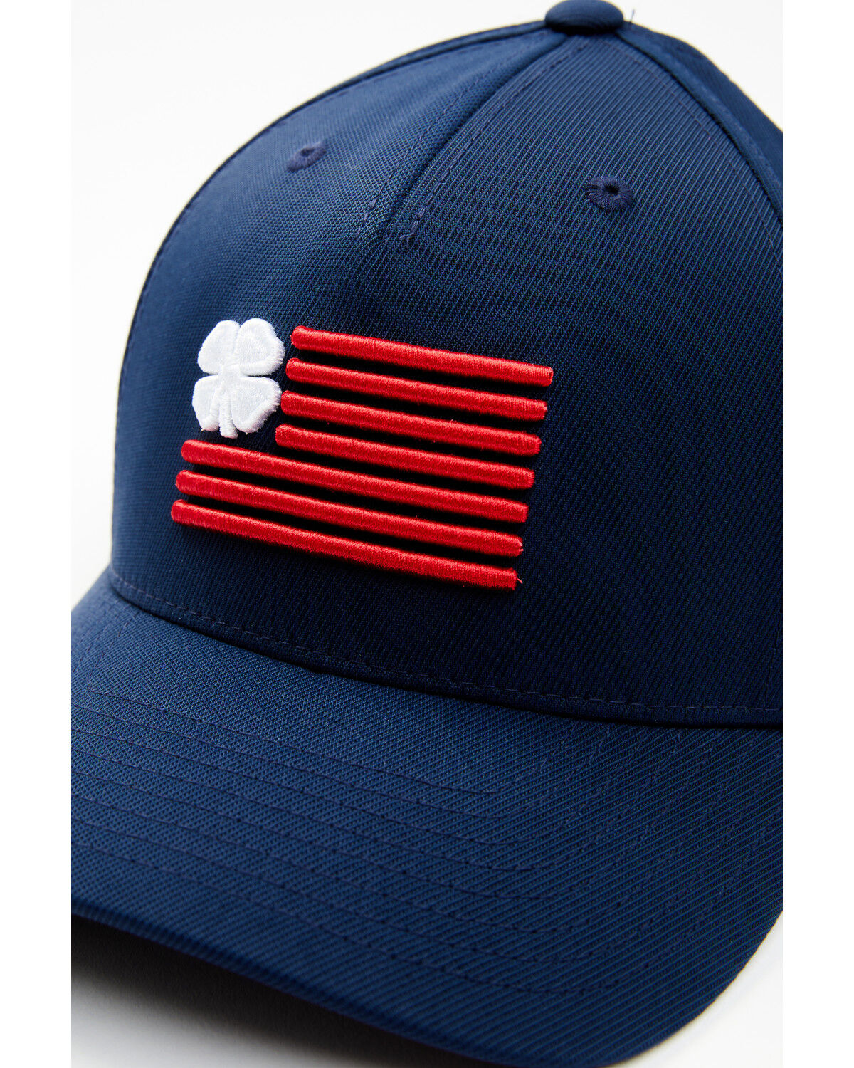 Image #2 - Black Clover Men's Snapback Patch Ball Cap, Navy, hi-res